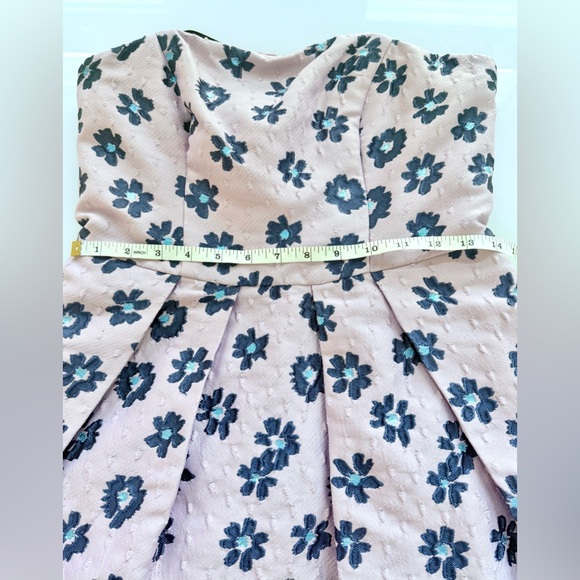 Shoshanna Novara lavender Strapless Floral Dress – Size 8 – Like New - Picture 12 of 12